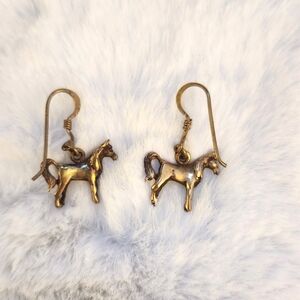 Vintage Horse Earrings